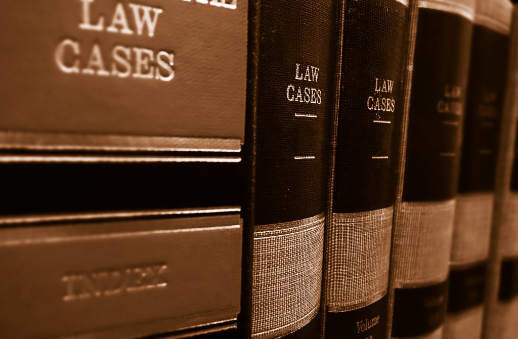 books of law cases