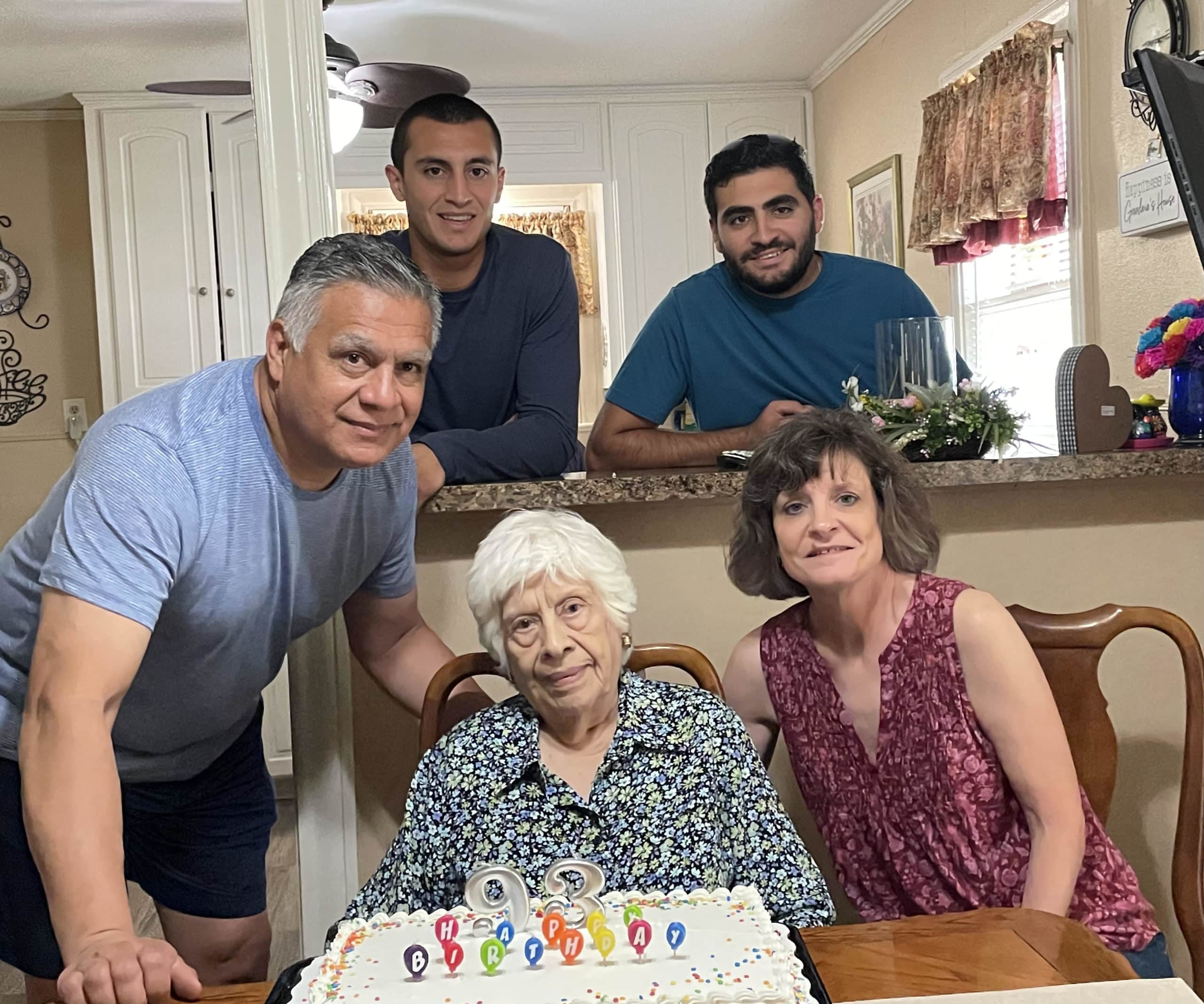 Wendy Martinez Of Counsel celebrating Her mom's Birthday with family